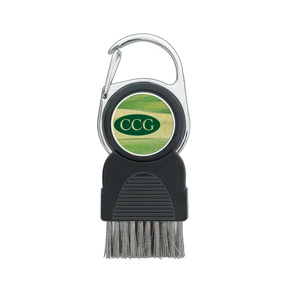Good Value™ Golf Club Brush with Ball Marker - Good Value™ Golf Club Brush with Ball Marker - Image 1 of 2