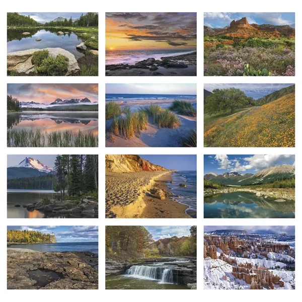 Products Scenic America® Executive-White Ad Calendar - Products Scenic America® Executive-White Ad Calendar - Image 1 of 1