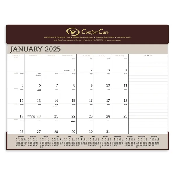 Triumph® Calendars Vinyl Desk Pad - Triumph® Calendars Vinyl Desk Pad - Image 0 of 2