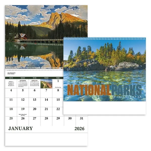 Good Value™ Canadian National Parks - Spiral Calendar - Good Value™ Canadian National Parks - Spiral Calendar - Image 2 of 2