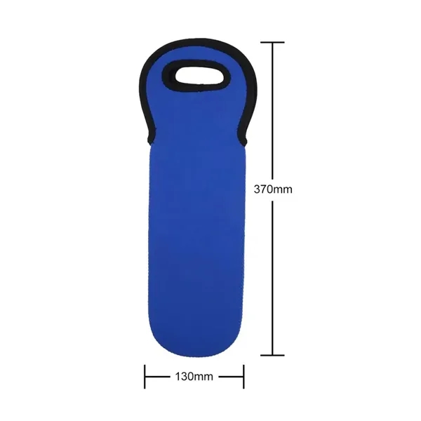 Insulated Neoprene Wine Bottle Carrier Sleeve - Insulated Neoprene Wine Bottle Carrier Sleeve - Image 1 of 5