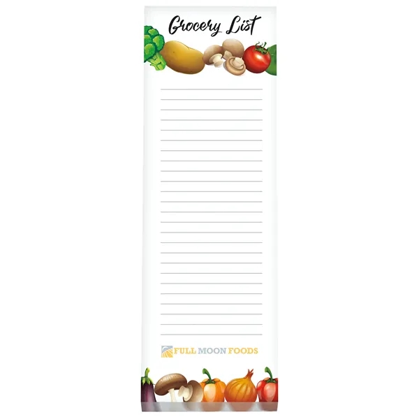 Souvenir® 3" x 9" Scratch Pad with Magnet, 25 Sheet