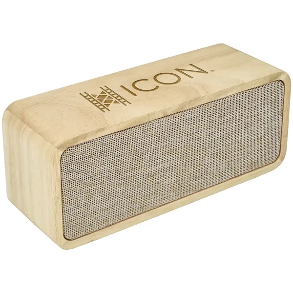 Custom Urban Peak® 10W TWS FSC Wood Wireless Speaker