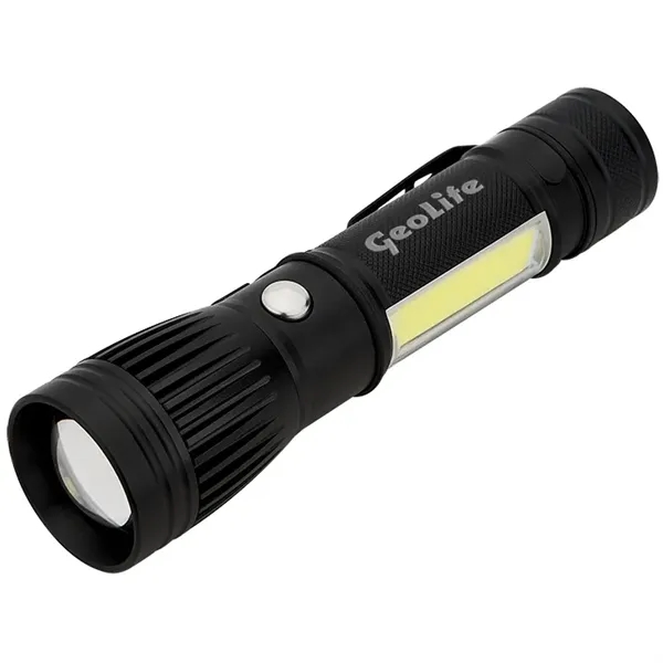 Custom Channel LED / COB Rechargeable Flashlight