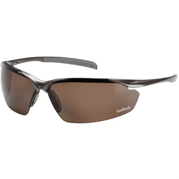 Custom Bouton® Commander Polarized Brown Glasses