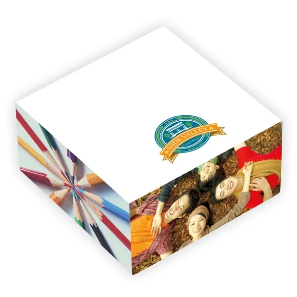 Souvenir® Sticky Note™ 3" x 3" x 1-1/2" Cube - Souvenir® Sticky Note™ 3" x 3" x 1-1/2" Cube - Image 0 of 1