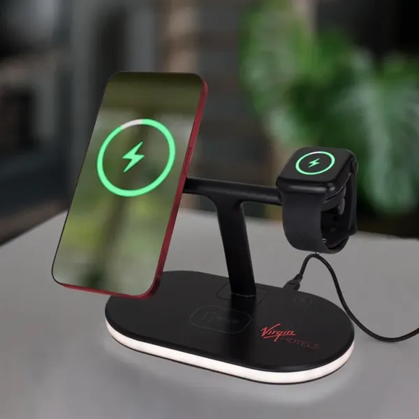 3-in-1 Magnetic Wireless Charger - 3-in-1 Magnetic Wireless Charger - Image 8 of 11