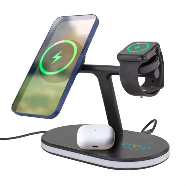 3-in-1 Magnetic Wireless Charger - 3-in-1 Magnetic Wireless Charger - Image 0 of 11