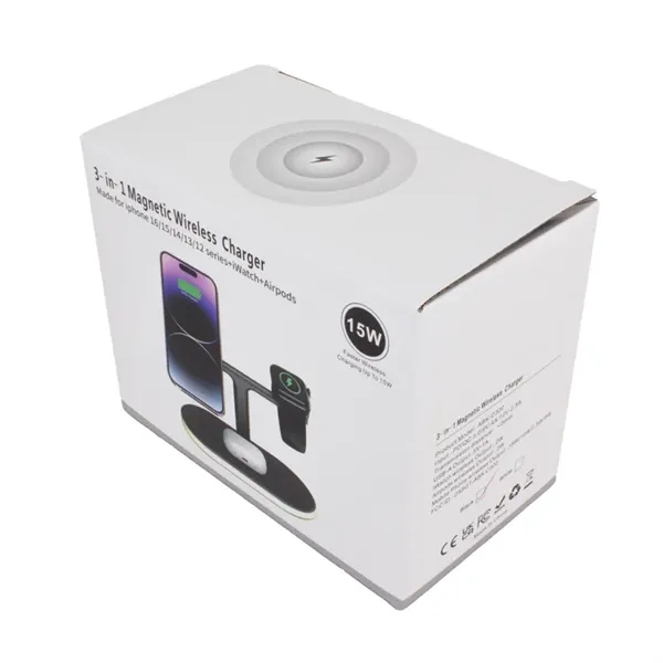 3-in-1 Magnetic Wireless Charger - 3-in-1 Magnetic Wireless Charger - Image 9 of 11