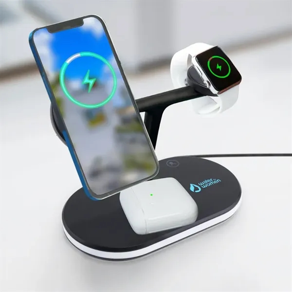 3-in-1 Magnetic Wireless Charger - 3-in-1 Magnetic Wireless Charger - Image 10 of 11