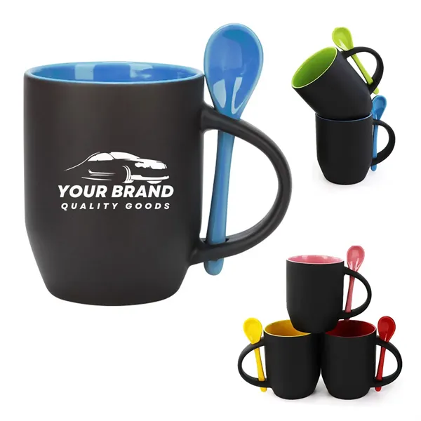 12oz Coffee Mugs Ceramic Dull Polished Color Changing Cups - 12oz Coffee Mugs Ceramic Dull Polished Color Changing Cups - Image 0 of 5