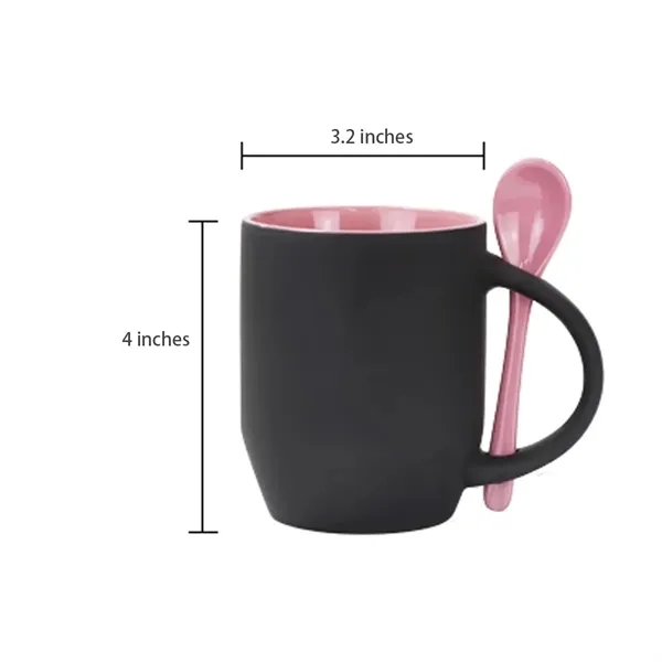 12oz Coffee Mugs Ceramic Dull Polished Color Changing Cups - 12oz Coffee Mugs Ceramic Dull Polished Color Changing Cups - Image 1 of 5