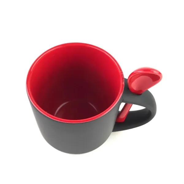 12oz Coffee Mugs Ceramic Dull Polished Color Changing Cups - 12oz Coffee Mugs Ceramic Dull Polished Color Changing Cups - Image 4 of 5
