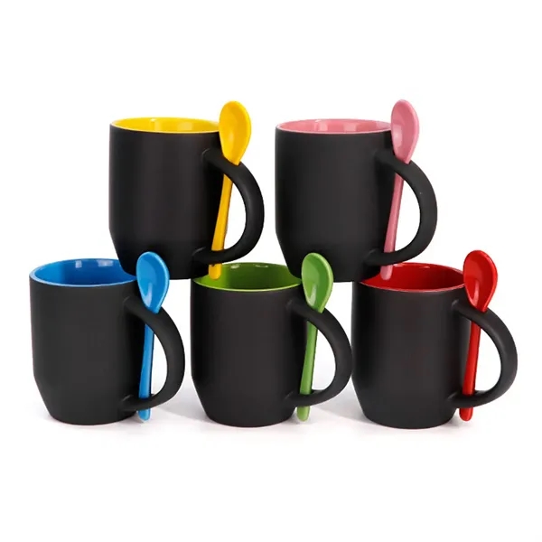 12oz Coffee Mugs Ceramic Dull Polished Color Changing Cups - 12oz Coffee Mugs Ceramic Dull Polished Color Changing Cups - Image 5 of 5