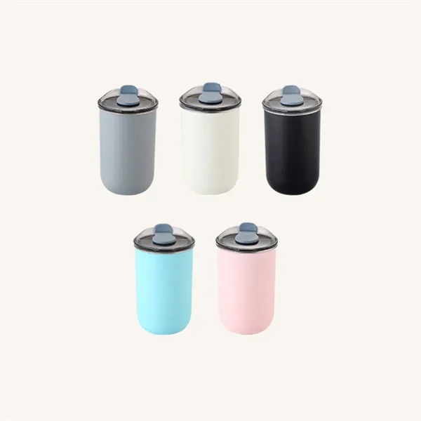 10oz Stainless Steel Travel Coffee Mugs Office with Lid - 10oz Stainless Steel Travel Coffee Mugs Office with Lid - Image 6 of 6