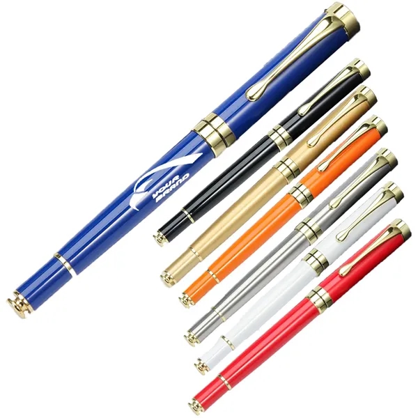 1 PC Metal Ballpoint Pen Gold Clip Roller Office Supplies - 1 PC Metal Ballpoint Pen Gold Clip Roller Office Supplies - Image 0 of 4