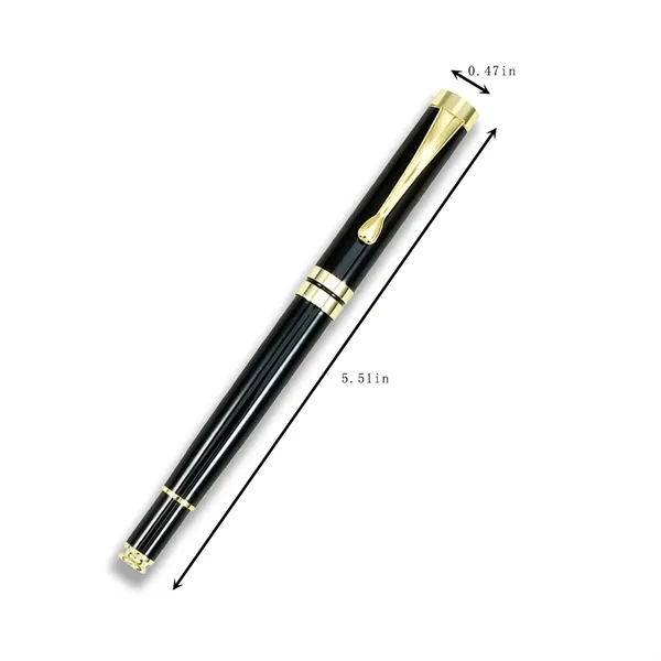 1 PC Metal Ballpoint Pen Gold Clip Roller Office Supplies - 1 PC Metal Ballpoint Pen Gold Clip Roller Office Supplies - Image 1 of 4