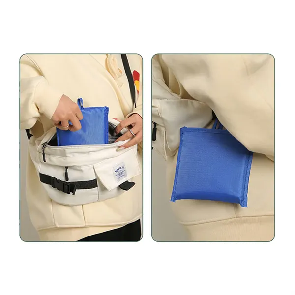 Foldable Waterproof Large Size Tote Reusable Shopping Bag - Foldable Waterproof Large Size Tote Reusable Shopping Bag - Image 2 of 4