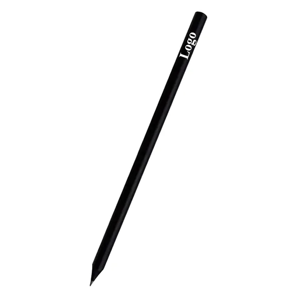 Round Black Wood Pencil - Round Black Wood Pencil - Image 0 of 1