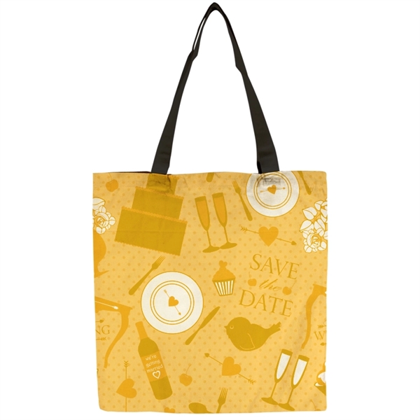 Flat Vibrant 9oz Cotton Canvas Tote Bag - Flat Vibrant 9oz Cotton Canvas Tote Bag - Image 4 of 15