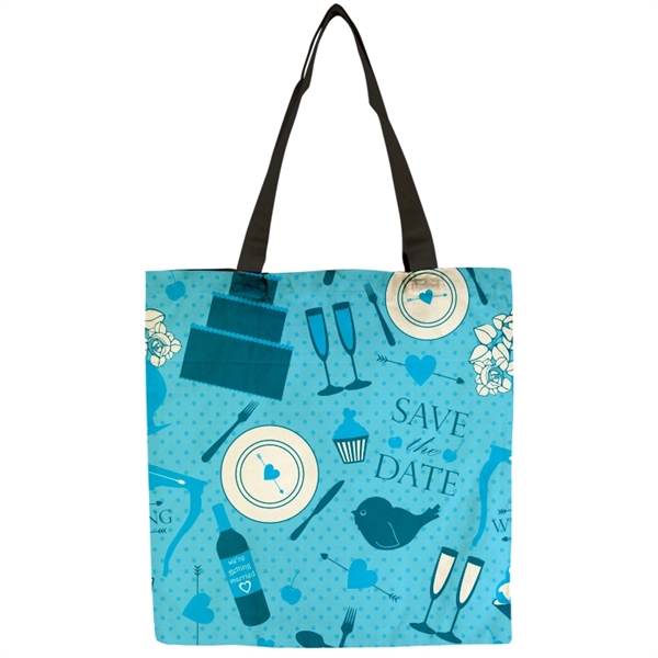 Flat Vibrant 9oz Cotton Canvas Tote Bag - Flat Vibrant 9oz Cotton Canvas Tote Bag - Image 9 of 15