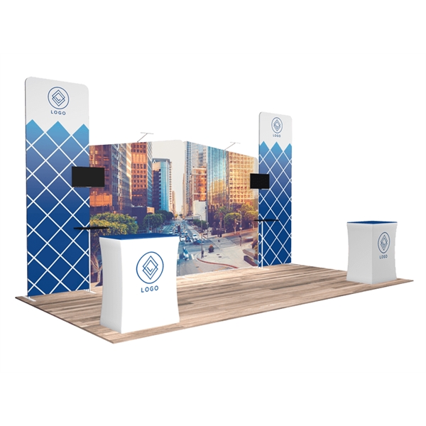10'x20' Quick-N-Fit Trade Show  Booth - Package #1205