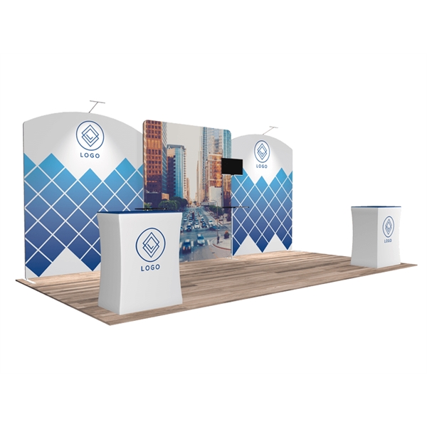 10'x20' Quick-N-Fit Trade Show  Booth - Package #1206