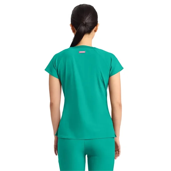 Med Couture - MC AMP - Women's 3-Pocket Square Neck Scrub... - Med Couture - MC AMP - Women's 3-Pocket Square Neck Scrub... - Image 16 of 17