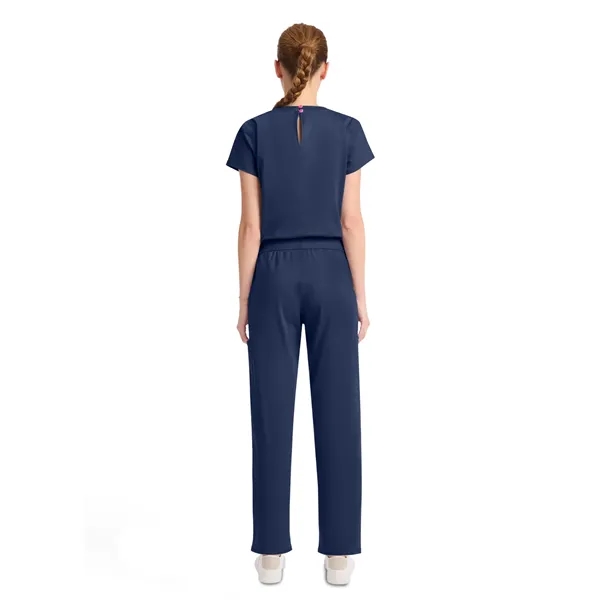 Med Couture - MC AMP KNIT - Women's 5-Pocket V-Neck Jumpsuit - Med Couture - MC AMP KNIT - Women's 5-Pocket V-Neck Jumpsuit - Image 4 of 7