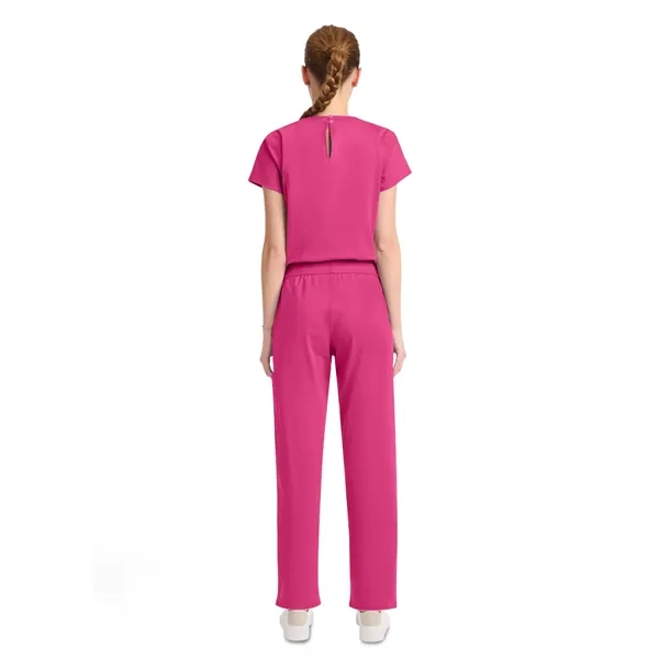 Med Couture - MC AMP KNIT - Women's 5-Pocket V-Neck Jumpsuit - Med Couture - MC AMP KNIT - Women's 5-Pocket V-Neck Jumpsuit - Image 6 of 7