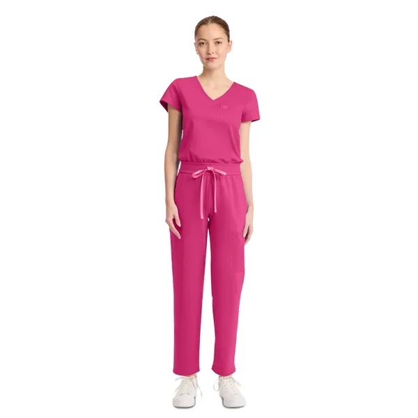 Med Couture - MC AMP KNIT - Women's 5-Pocket V-Neck Jumpsuit - Med Couture - MC AMP KNIT - Women's 5-Pocket V-Neck Jumpsuit - Image 7 of 7