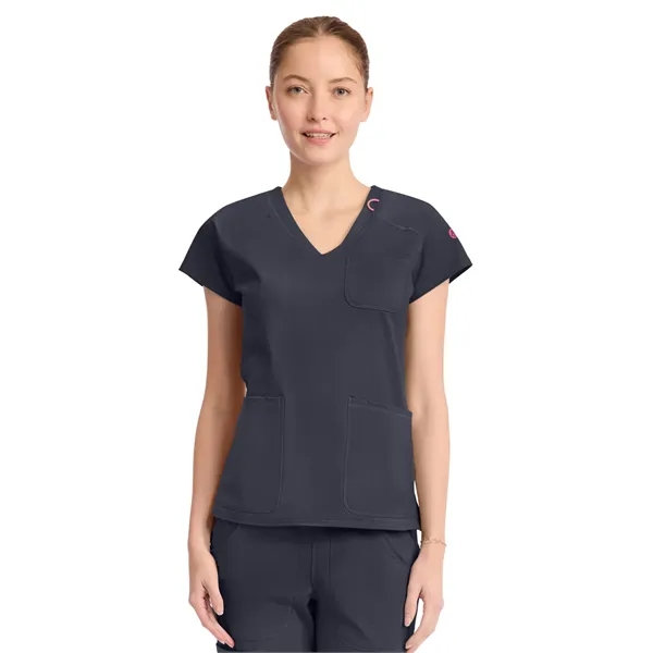 Med Couture - MC AMP KNIT - Women's 3-Pocket V-Neck Top - Med Couture - MC AMP KNIT - Women's 3-Pocket V-Neck Top - Image 7 of 11