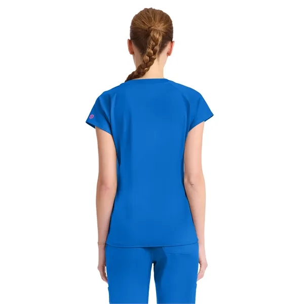 Med Couture - MC AMP KNIT - Women's 3-Pocket V-Neck Top - Med Couture - MC AMP KNIT - Women's 3-Pocket V-Neck Top - Image 10 of 11