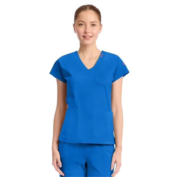 Med Couture - MC AMP KNIT - Women's 3-Pocket V-Neck Top - Med Couture - MC AMP KNIT - Women's 3-Pocket V-Neck Top - Image 11 of 11