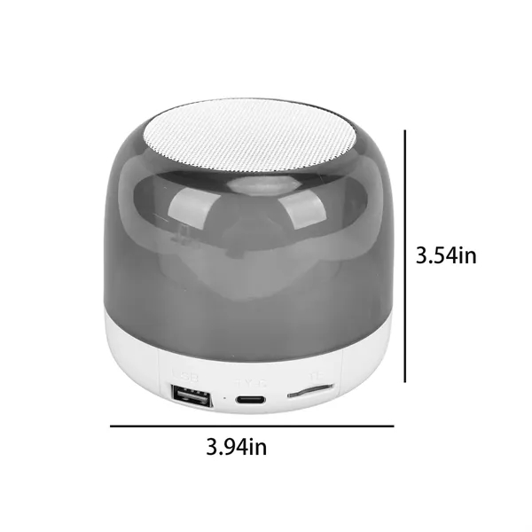 Portable Bluetooth Speaker with Ambient LED Light - Portable Bluetooth Speaker with Ambient LED Light - Image 1 of 5