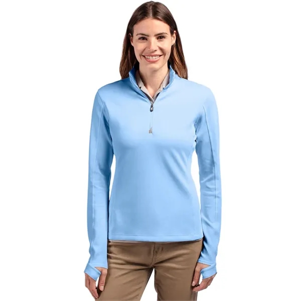 Cutter & Buck Traverse Stretch Eco Quarter Zip Womens Pul... - Cutter & Buck Traverse Stretch Eco Quarter Zip Womens Pul... - Image 24 of 24