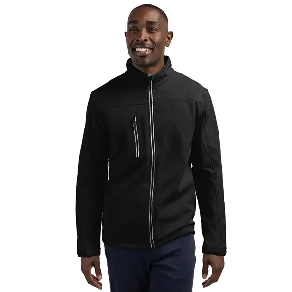Clique Telemark Eco Stretch Softshell Full Zip Mens Jacket - Clique Telemark Eco Stretch Softshell Full Zip Mens Jacket - Image 0 of 9