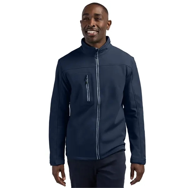 Clique Telemark Eco Stretch Softshell Full Zip Mens Jacket - Clique Telemark Eco Stretch Softshell Full Zip Mens Jacket - Image 6 of 9