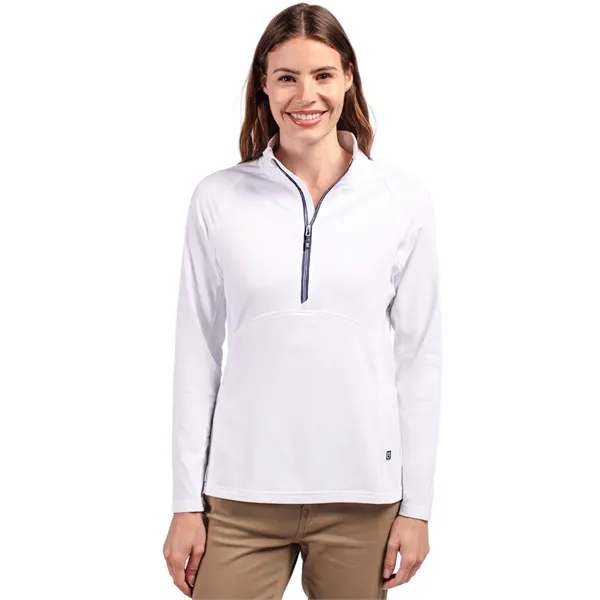 Cutter & Buck Adapt Eco Knit Stretch Recycled Womens Half... - Cutter & Buck Adapt Eco Knit Stretch Recycled Womens Half... - Image 42 of 47