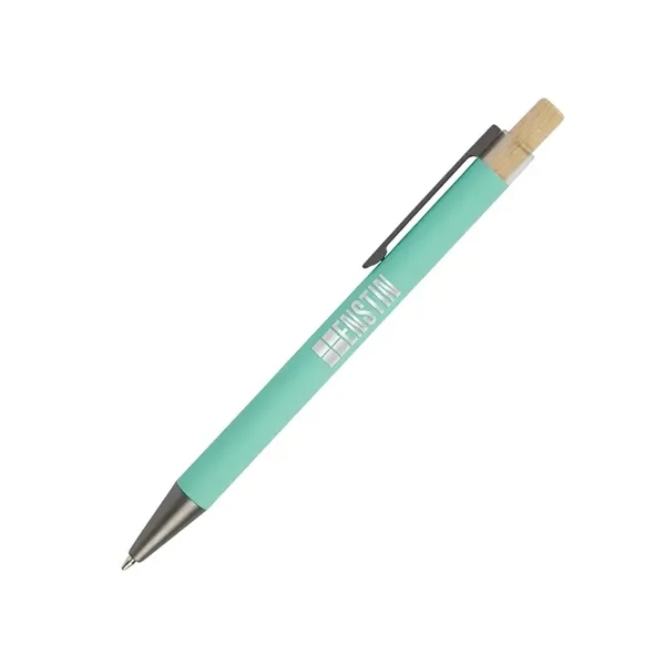 Arundi Recycled Aluminum Pen With Bamboo Plunger - Arundi Recycled Aluminum Pen With Bamboo Plunger - Image 1 of 8