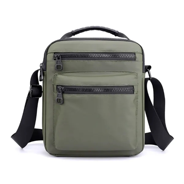 Oxford Fabric Crossbody Shoulder Bag Casual Sport Sling - Oxford Fabric Crossbody Shoulder Bag Casual Sport Sling - Image 6 of 9