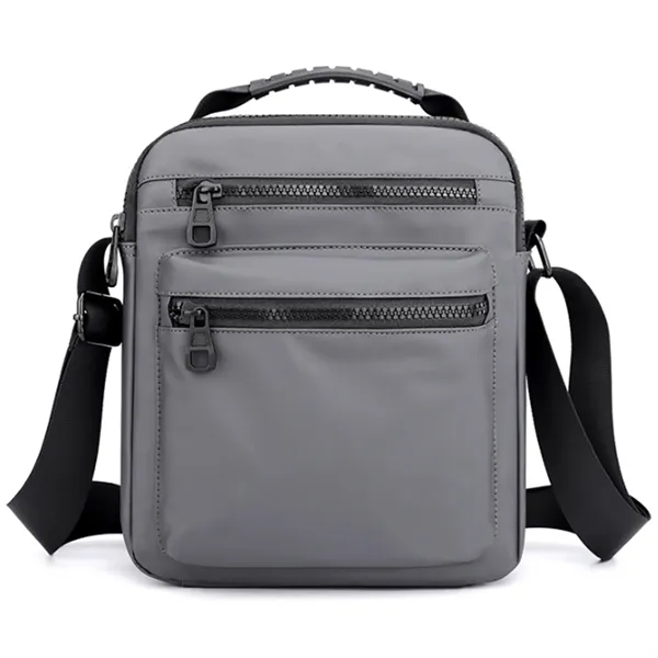 Oxford Fabric Crossbody Shoulder Bag Casual Sport Sling - Oxford Fabric Crossbody Shoulder Bag Casual Sport Sling - Image 8 of 9