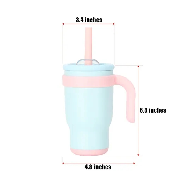 14oz Kids Stainless Steel Insulated Tumbler Mug with Straw - 14oz Kids Stainless Steel Insulated Tumbler Mug with Straw - Image 1 of 11