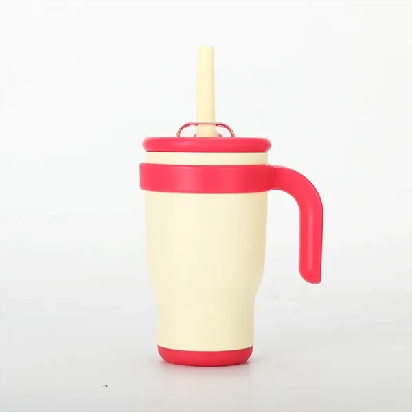 14oz Kids Stainless Steel Insulated Tumbler Mug with Straw - 14oz Kids Stainless Steel Insulated Tumbler Mug with Straw - Image 4 of 11