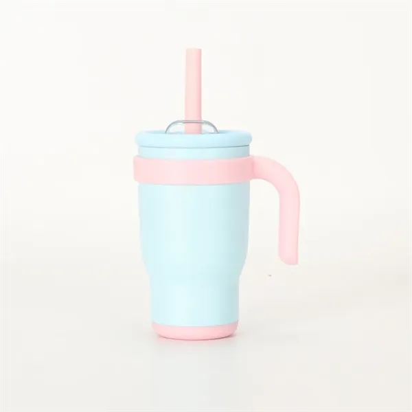14oz Kids Stainless Steel Insulated Tumbler Mug with Straw - 14oz Kids Stainless Steel Insulated Tumbler Mug with Straw - Image 9 of 11
