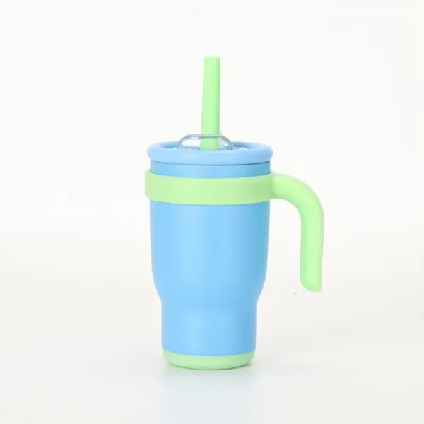 14oz Kids Stainless Steel Insulated Tumbler Mug with Straw - 14oz Kids Stainless Steel Insulated Tumbler Mug with Straw - Image 10 of 11