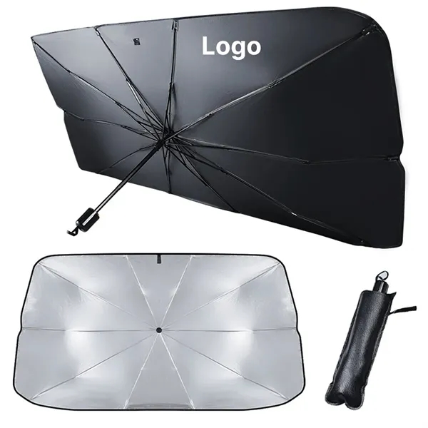 Foldable Windshield Sun Umbrella For Universal Car Use - Foldable Windshield Sun Umbrella For Universal Car Use - Image 0 of 5