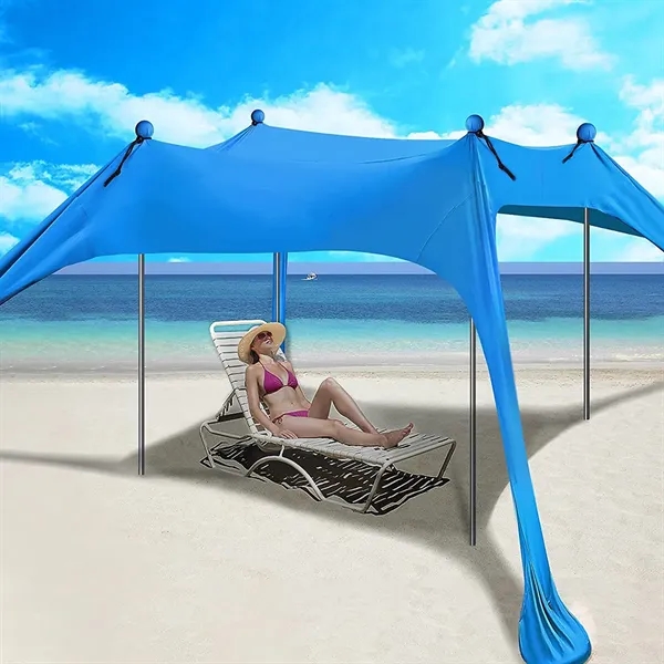 Portable Lycra Shade Canopy Tent With Elastic Ball Setup - Portable Lycra Shade Canopy Tent With Elastic Ball Setup - Image 2 of 6