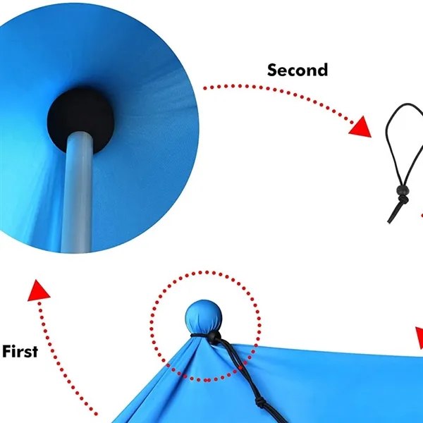 Portable Lycra Shade Canopy Tent With Elastic Ball Setup - Portable Lycra Shade Canopy Tent With Elastic Ball Setup - Image 4 of 6