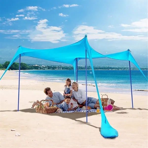 Portable Lycra Shade Canopy Tent With Elastic Ball Setup - Portable Lycra Shade Canopy Tent With Elastic Ball Setup - Image 5 of 6
